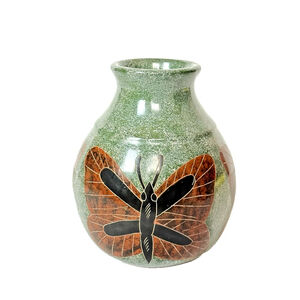 Nicaragua Pottery Signed by Rodolfo Jimenez Folk Art Vase San Juan De Oriente